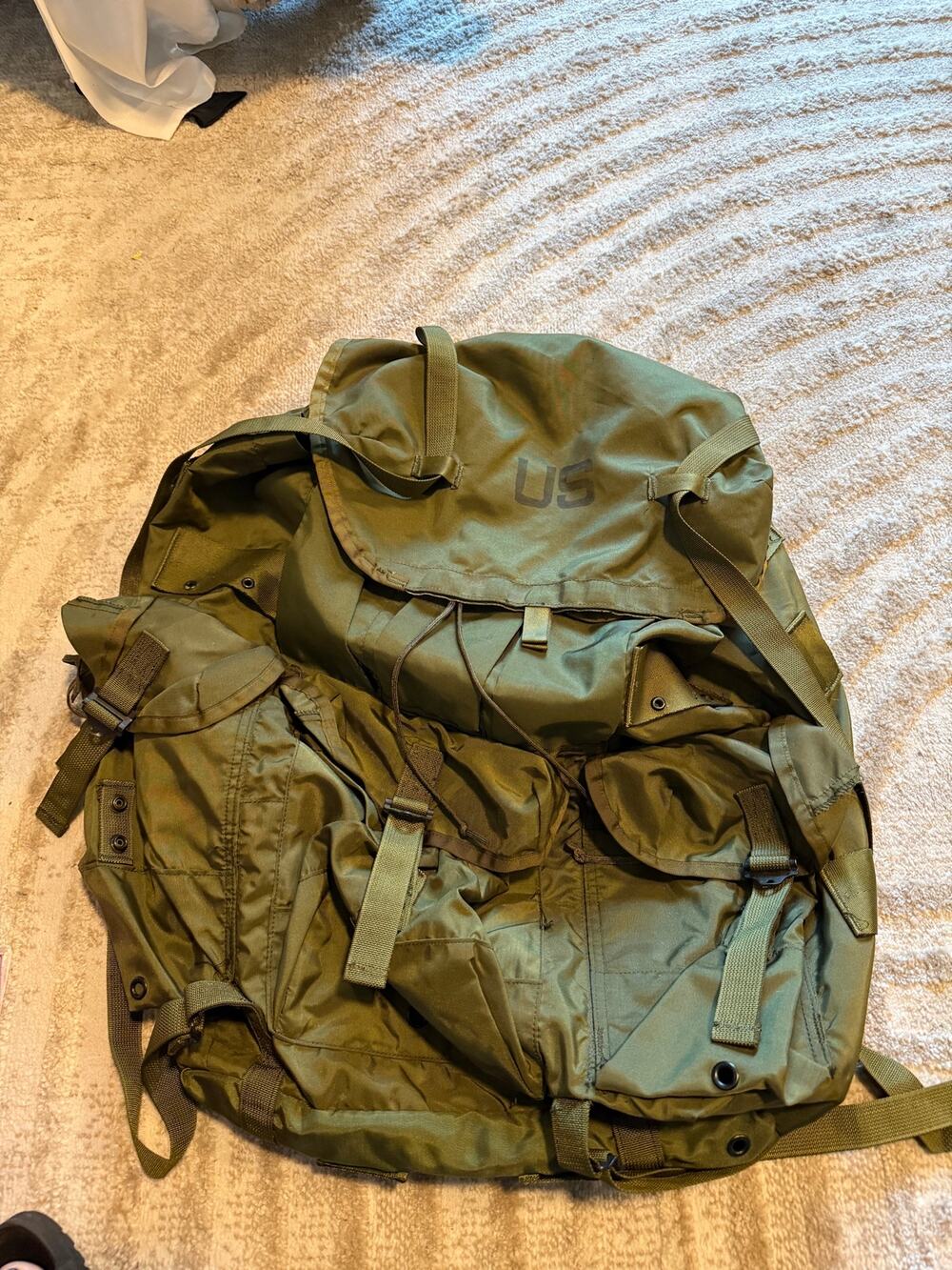 US Military Combat Nylon Field Pack, LC-1, Large - No Frame